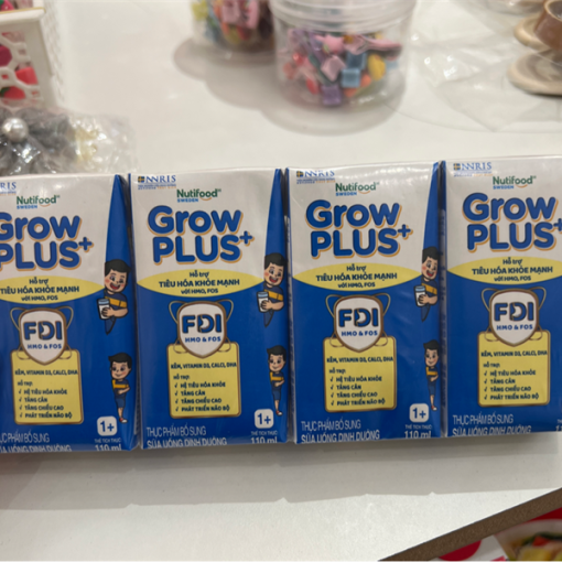 Goldbee- Sữa Grow plus+ fdi xanh 110ml ( dây/4 hộp)