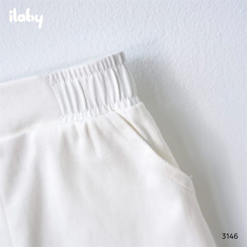 Goldbee- Bộ áo sơ mi lưới quần kaki ilaby- trắng - Hình ảnh 3