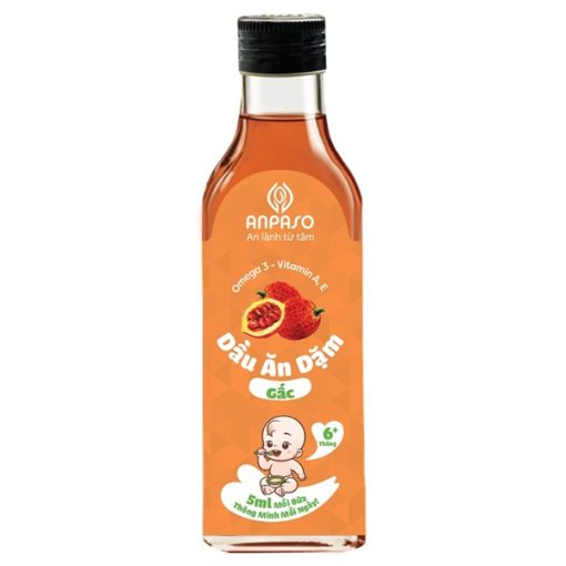 Goldbee- Dầu ăn dặm Anpaso vị gấc 100ml 6M+