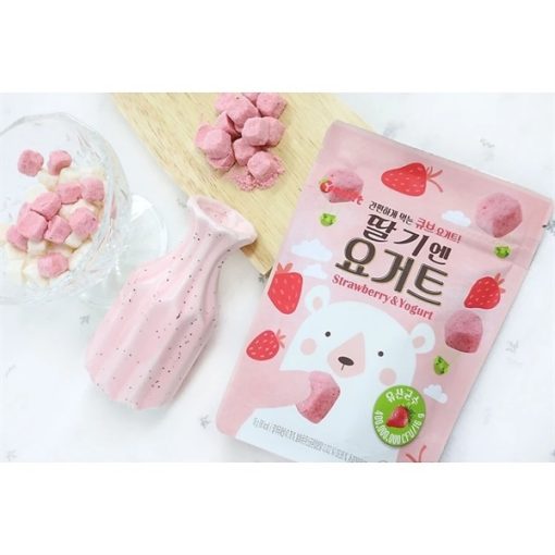 Goldbee- Sữa chua sấy lạnh Yomit vị dâu 16g 6M+