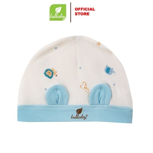 Goldbee.- Mũ tai gấu lullaby 3M (xanh- trắng)