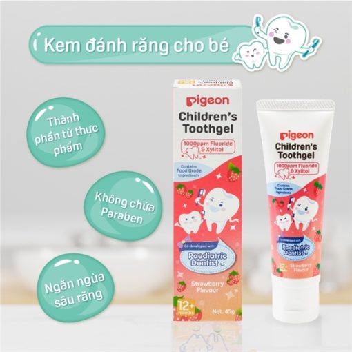 Goldbee- Kem đánh răng Pigeon vị dâu 45g