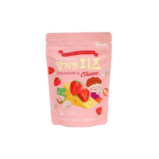 Goldbee- Phô mai sấy lạnh Yomit vị dâu 16g 6M+