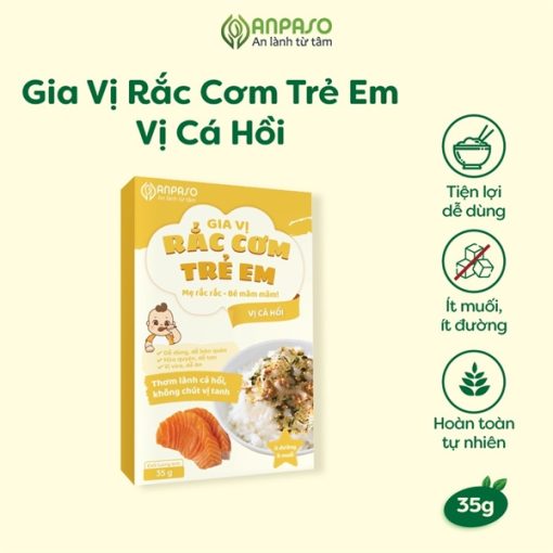 Goldbee- Gia vị rắc cơm Anpaso vị cá hồi 35g 1Y+