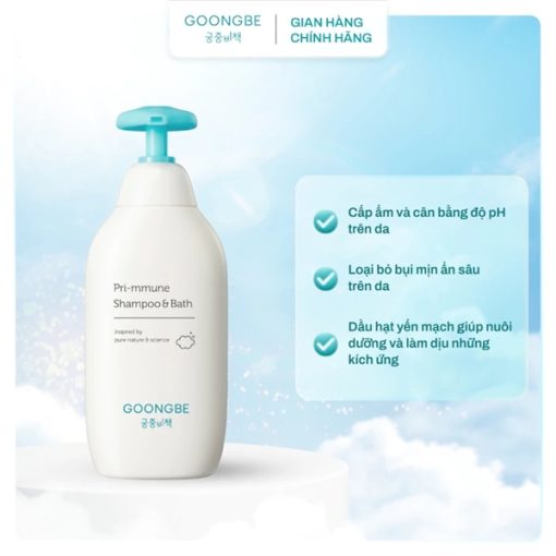 Goldbee- Sữa tắm gội toàn thân Goongbe 350ml