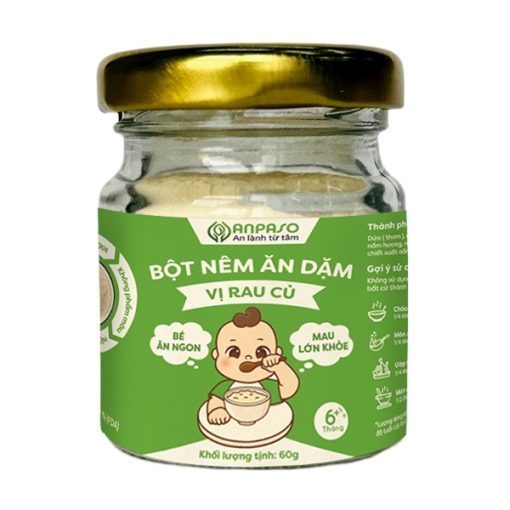 Goldbee- Bột nêm ăn dặm Anpaso vị rau củ 60g 6M+