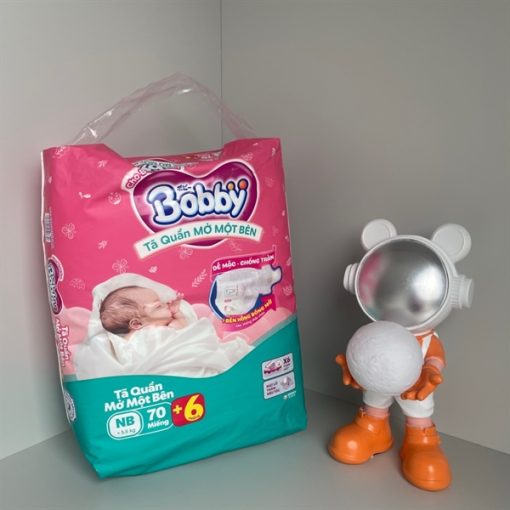 Goldbee- Bỉm quần mở 1 bên Bobby NB70+6 (<5.5 kg)