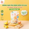 Goldbee- Bánh gạo ăn dặm cho bé Nobi Nobi vị chuối, bí đỏ, cà rốt 15g 8M+