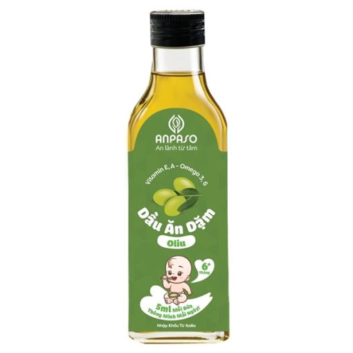 Goldbee- Dầu ăn dặm Anpaso vị oliu 100ml 6M+
