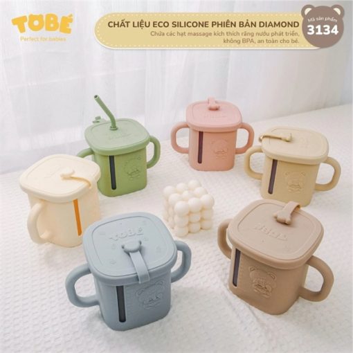 Goldbee- Cốc uống nước tobe Eco Silicone các màu