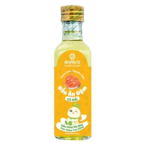Goldbee- Dầu ăn dặm Anpaso vị cá hồi 100ml 6M+