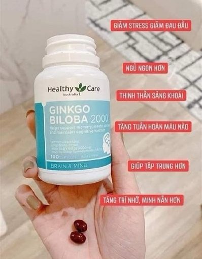 Goldbee - Viên uống bổ não Healthycare (lọ/100 viên)